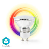 NEDIS WIFI SMART LED A TODO COLOR Y BLANCO CÁLIDO GU10