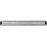 WP RACK PATCH PANEL 1U CAT6 UTP 24PORTS RJ45 W/ CABLE MAN