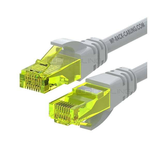 WP CABLE DE CONEXIÓN DE ARNÉS PARA RACK CAT6 UTP AWG 26/7 GRIS - 15MT