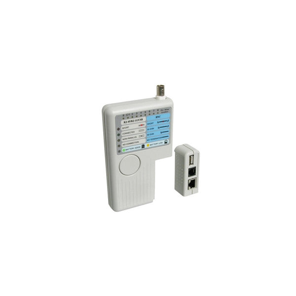 WP RACK RJ11/12/45 BNC AND USB CABLE TESTER