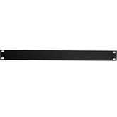 WP RACK BLANK PANEL 1U, BLACK RAL 9005