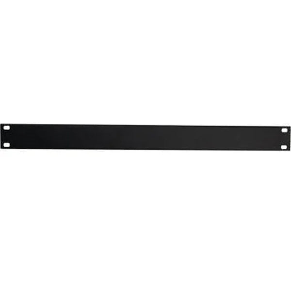 WP RACK BLANK PANEL 1U, BLACK RAL 9005