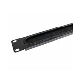 WP RACK CABLE MANAGEMENT 1U TIPO ESCOVA BLACK RAL 9005