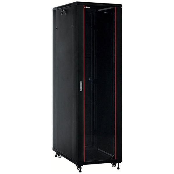 WP RACK RACK SUELO SERIE 19 RNA 22U 600X600 NEGRO RAL 9005 RAL 9005