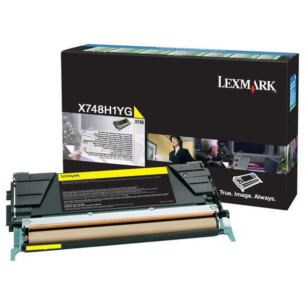 LEXMARK CORPORATE YELLOW TONER HIGH 10K