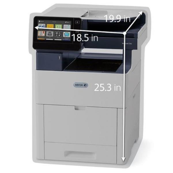 Xerox VersaLink C505/X - Impressora multi-funções - a cores - LED - 216 x 356 mm (original) - A4/Legal (media) - até 43 ppm (cópia) - até 43 ppm (impressão) - 700 folhas - 33.6 Kbps - Gigabit LAN, host USB, NFC, USB 3.0 - Sold