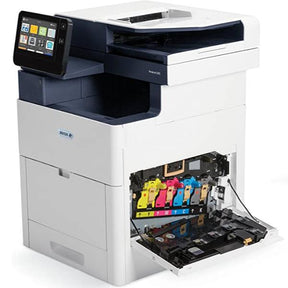 Xerox VersaLink C605V/X - Impresora multifunción - Color - LED - 216 x 356 mm (original) - A4/Legal (soportes) - hasta 53 ppm (copia) - hasta 53 ppm (impresión) - 700 hojas - 33,6 Kbps - LAN Gigabit, host USB, NFC, USB 3.0 - Vendido