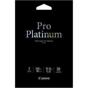 CANON PAPEL PHOTO PLATINUM PT101 20 FLS