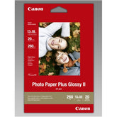 Canon Photo Paper Plus Glossy II PP-201 - Brilhante - 130 x 180 mm - 260 g/m² - 20 folha(s) papel fotográfico - para PIXMA iP2700, iX7000, MG2555, MP210, MP520, MP610, MP970, MX300, MX310, MX700, MX850