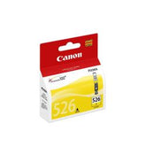 Canon CLI-526Y - 9 ml - yellow - original - ink tank - for PIXMA iP4950, iX6550, MG5250, MG5350, MG6150, MG6250, MG8150, MG8250, MX715, MX885, MX895