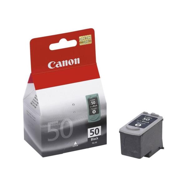 Canon PG-50 - Preto - original - tanque de tinta - para FAX JX200, JX210, JX500, JX510, FAXPHONE JX510, PIXMA MP160, MP180, MP460, MX300, MX310