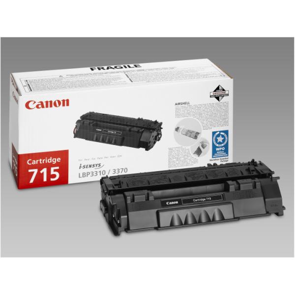 Canon 715 - Negro - original - cartucho de tóner - para i-SENSYS LBP3310, LBP3370