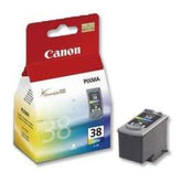 Canon CL-38 - 9 ml - cor (ciano, magenta, amarelo) - original - tinteiro - para PIXMA iP1800, iP1900, iP2500, iP2600, MP140, MP190, MP210, MP220, MP470, MX300, MX310