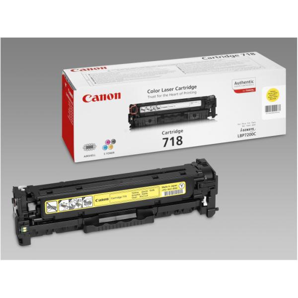 CANON TONER AMARELO 718 LBP7200CDN/MF8300