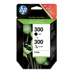 PACK PINTURAS NEGRO/TRICOLOR HP 300