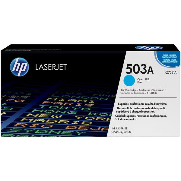 TONER CYAN LASERJET Q7581A OPS