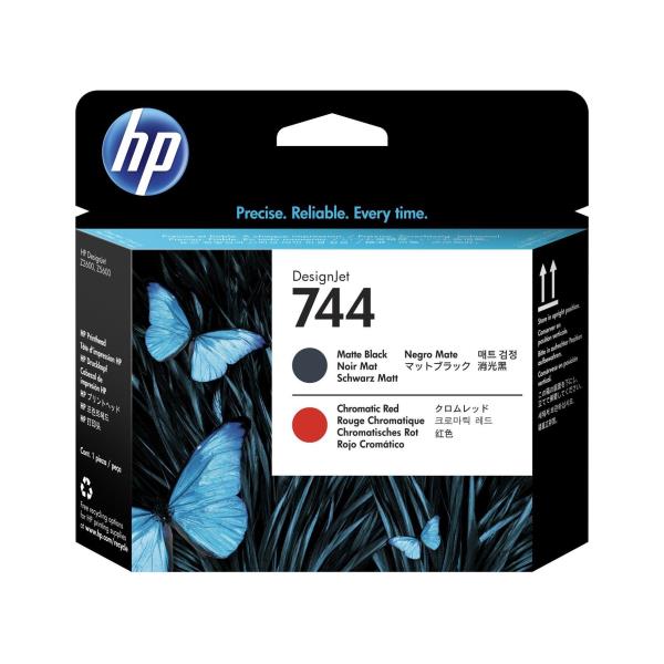 HP 744 MATE NEGRO-ROJO HEADLEAR