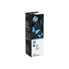 HP 31 - 70 ml - azul cyan - original - recarga de tinta - para Smart Tank 6001, 67X, 70XX, 720, 73XX, 750, 790, Smart Tank Plus 55X, 57X, 65X