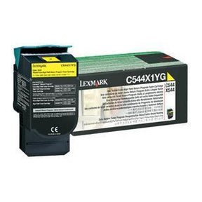 LEXMARK YELLOW TONER EXTRA CAP.W/RETURN 4K