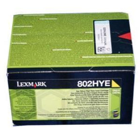 LEXMARK TONER YELLOW 802HY ELEV CAP CORPORATE 3K