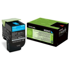 LEXMARK TONER BLUE 802HC ELEV CAP CORPORATE 3K