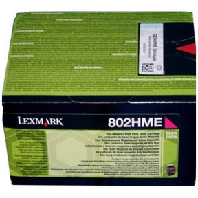 LEXMARK TONER MAGENTA 802HM ELEV CAP CORPORATE 3K