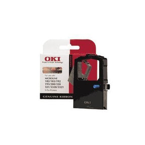 OKI - Black - printing ribbon - for OKI ML280, Microline 182, 183, 192, 193, 280, 280eco, 320, 321, 3320, 3321