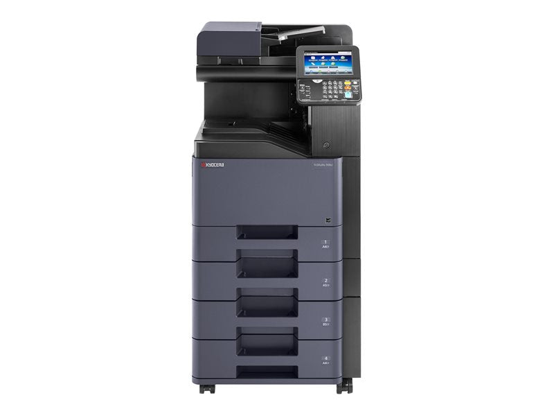 Kyocera TASKalfa 308ci - Impressora multi-funções - a cores - laser - Legal (216 x 356 mm)/A4 (210 x 297 mm) (original) - A4/Legal (media) - até 30 ppm (cópia) - até 30 ppm (impressão) - 600 folhas - Gigabit LAN, host USB