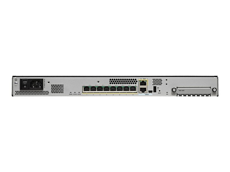 Cisco ASA 5508-X con Firepower Threat Defense - Dispositivo de seguridad - 8 puertos - GigE - 1U - montaje en gabinete (ASA5508-FTD-K9)