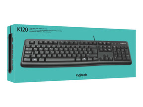 Logitech K120 - Teclado - USB - Francês (920-002488)