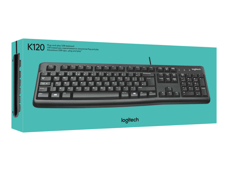 Logitech K120 - Teclado - USB - Francês (920-002488)