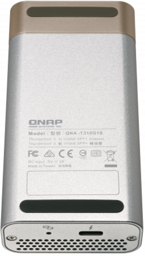 QNAP QNA-T310G1S - Adaptador de red - Thunderbolt 3 - 10 Gigabit SFP+ x 1 (QNA-T310G1S)