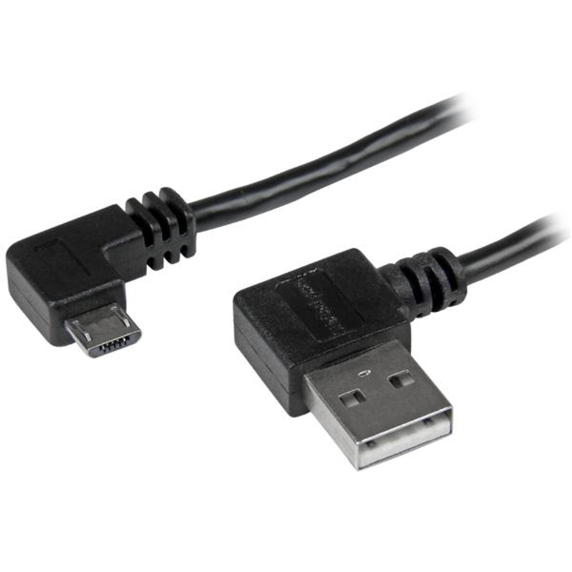 CABLE 1M MICRO USB ACODADO (USB2AUB2RA1M)