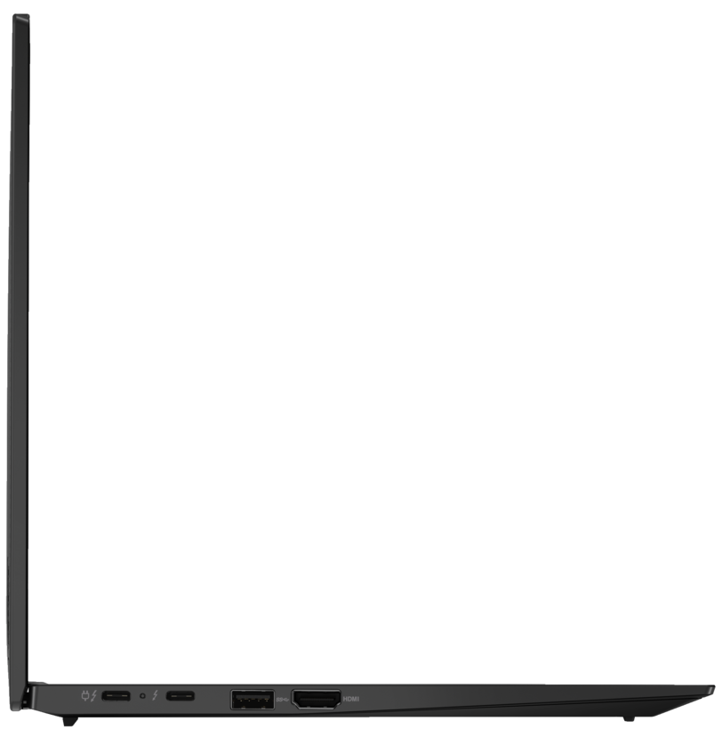 Lenovo ThinkPad X1 Carbon Gen 10 21CB - Design de dobradiças de 180 graus - Intel Core i7 1260P / 2.1 GHz - Evo - Win 11 Pro - Iris Xe Graphics - 16 GB RAM - 512 GB SSD TCG Opal Encryption 2, NVMe, Performance - 14" IPS 1920 x 1200 - NFC, Wi-Fi 6E -