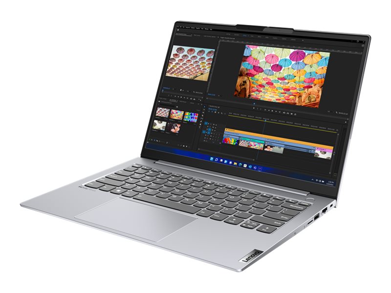 Lenovo ThinkBook 14 G4+ IAP 21CX - Intel Core i7 1260P / 2.1 GHz - Win 11 Pro - Iris Xe Graphics - 32 GB RAM - 512 GB SSD NVMe - 14" IPS 2240 x 1400 (2.2K) - Wi-Fi 6 - cinzento ártico de dois tons - kbd: Português