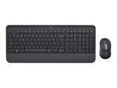 Logitech Signature MK650 para empresas - Combinación de teclado y ratón - Inalámbrico - 2,4 GHz, Bluetooth LE - QWERTY - Italiano - Grafito