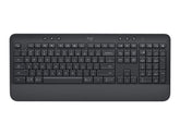 Logitech Signature K650 - Teclado - sem fios - Bluetooth 5.1 - QWERTY - Russo - grafite