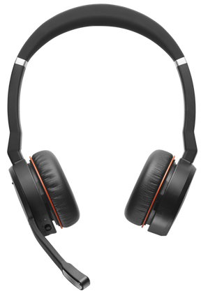 Jabra Evolve 75 UC Stereo - Auscultadores - no ouvido - bluetooth - sem fios - cancelamento de ruído activo - USB