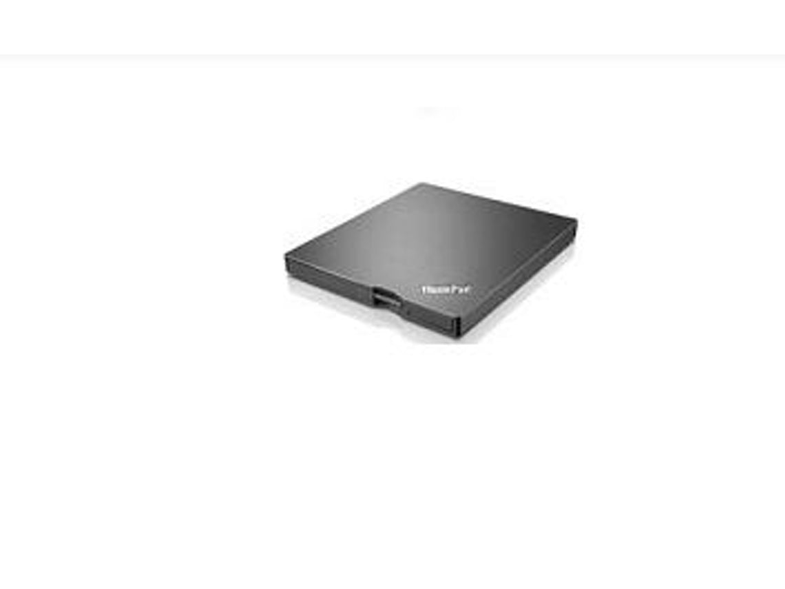 Lenovo ThinkPad UltraSlim USB DVD Burner - Unidad de disco - DVD±RW (±R DL) / DVD-RAM - SuperSpeed ​​​​USB 3.0 - Externo - CRU - para ThinkCentre M70t Gen 3, ThinkPad T14 Gen 3, T14s Gen 3, Yoga Slim 7 Pro 14