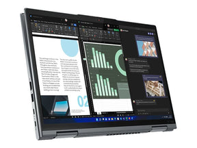 Lenovo ThinkPad X1 Yoga Gen 7 21CD - Design invertido - Intel Core i7 1260P / 2.1 GHz - Evo - Win 11 Pro - Iris Xe Graphics - 16 GB RAM - 512 GB SSD TCG Opal Encryption 2, NVMe, Performance - 14" IPS ecrã de toque 1920 x 1200 - NFC, Wi-Fi 6E - cinza