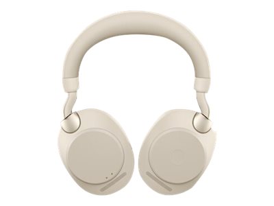 Jabra Evolve2 85 UC Stereo - Headphones - Full Size - Bluetooth - Wireless, Wired - Active Noise Cancellation - 3.5mm Jack - Noise Isolation - Beige (28599-989-898)