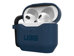 UAG Rugged Case for Airpods (3rd Gen, 2021) - Std. Issue Silicone_001 Mallard - Bolsa for wireless earbuds - antimicrobiano - silicone - mallard - para Apple AirPods (3ª geração)