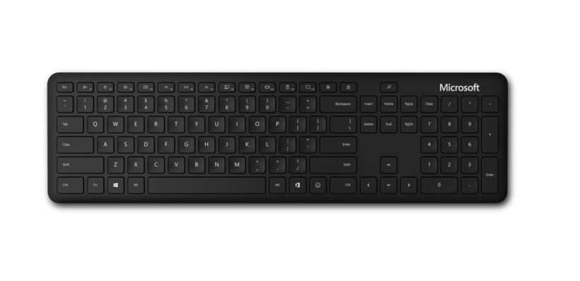 Microsoft Bluetooth Desktop - Keyboard and Mouse Combo - Wireless - Bluetooth 4.0 - English - Matte Black