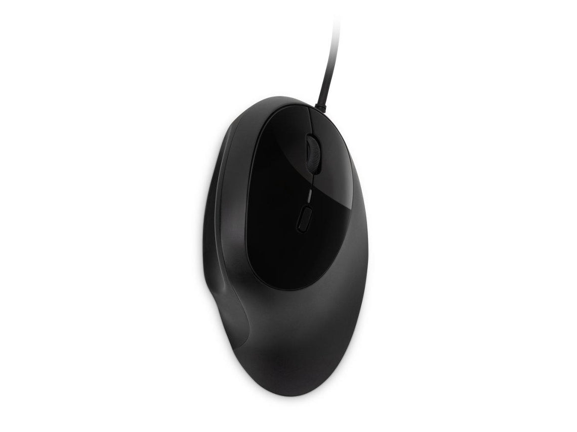 Kensington Pro Fit Ergo - Mouse - ergonomic - 5 buttons - with cable - USB - black - retail