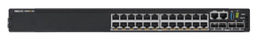 Dell PowerSwitch N2224PX-ON - Switch - L3 - Managed - 12 x 10/100/1000/2.5G (PoE+) + 12 x 1/2.5G (PoE++) + 4 x 25 Gigabit SFP28 - front to back airflow - mountable on rail - PoE++ - CAMPUS Smart Value