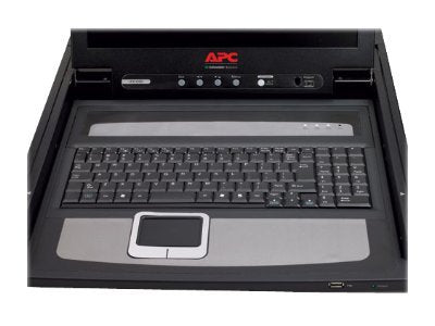 APC LCD Console - Consola KVM - 17" - montável em bastidor - 1280 x 1024 @ 75 Hz - preto - 1U - para P/N: AR3103, AR3103SP, AR3106SP, SRT1000RMXLI, SRT1000RMXLI-NC, SRT5KRMXLW-TW (AP5717R)