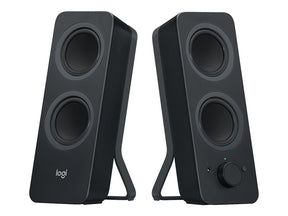 Logitech Z207 - Speakers - for PC - 2.0 channel - wireless - Bluetooth - 5 Watt (Total) - black (980-001296)