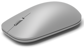 Microsoft Modern Mouse - Ratón - para diestros y zurdos - óptico - 2 botones - inalámbrico - Bluetooth 4.0 - plateado liso