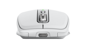 Logitech MX Anywhere 3 for Business - Mouse - Laser - 6 Buttons - Wireless - Bluetooth, 2.4GHz - Logitech Logi Bolt USB Receiver - Pale Gray