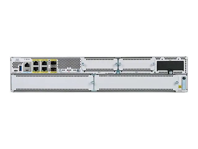 Cisco Catalyst 8300-2N2S-6T - Router - GigE - rail mountable - for P/N: C8300-DNA (C8300-2N2S-6T)